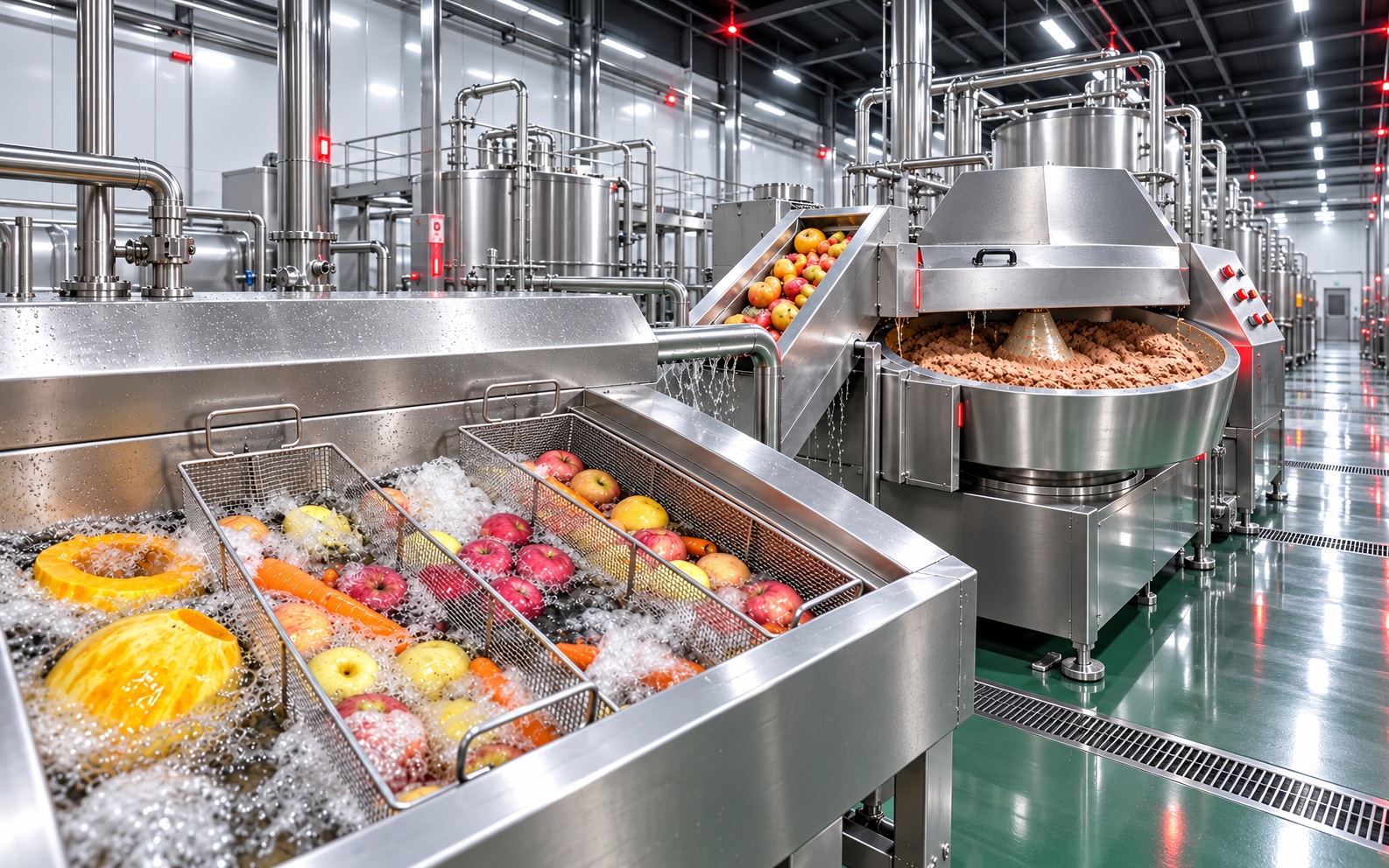 Mixiaoqi ingredient washing and fresh food mixing system